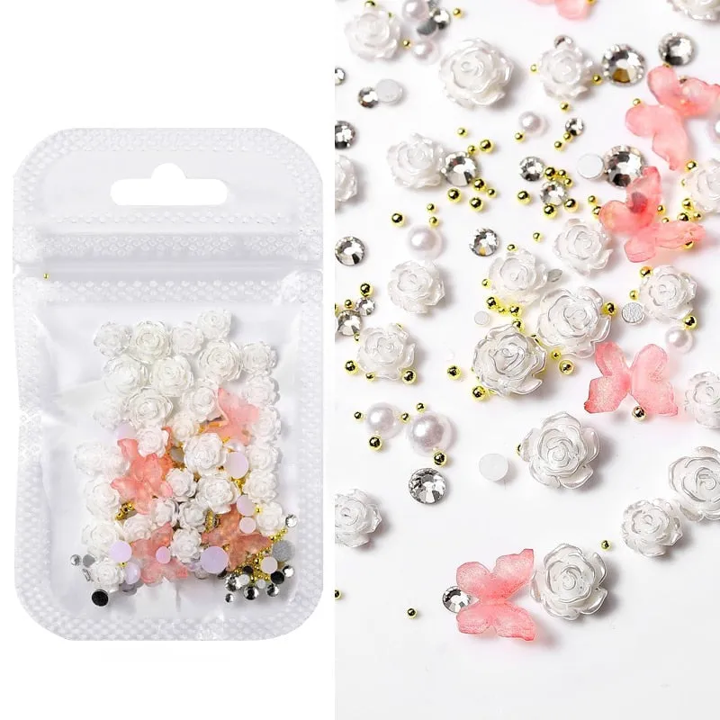 Kawaii Nail Art Sticker Gems