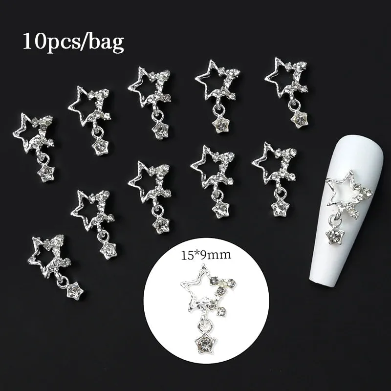 Kawaii Nail Art Sticker Gems