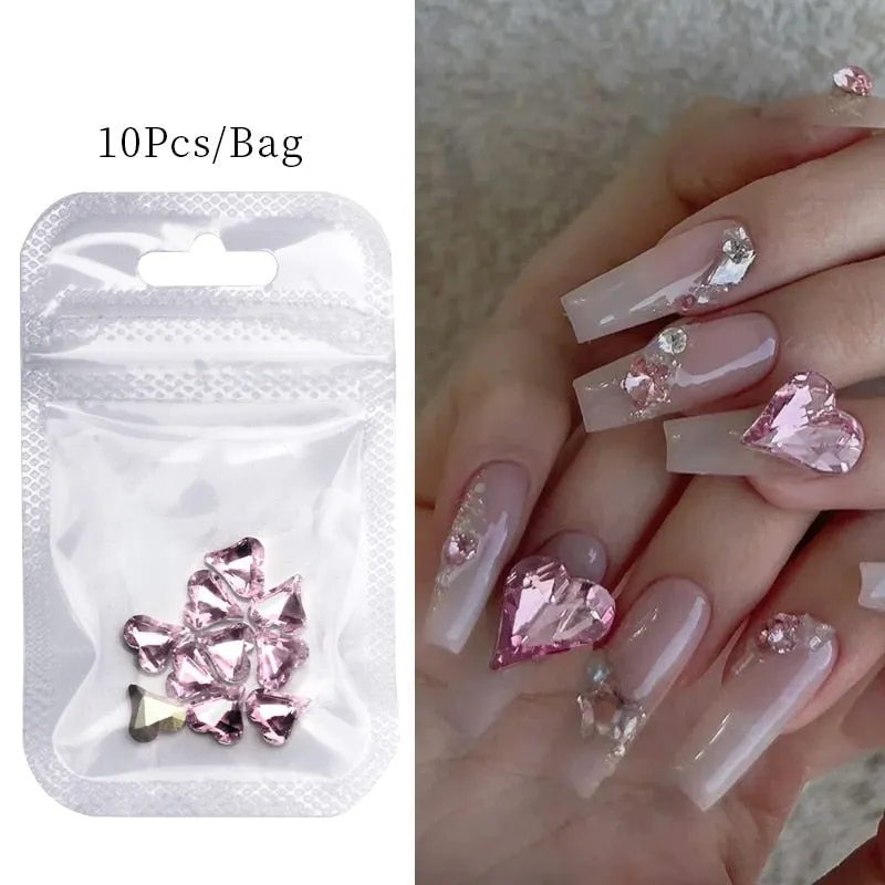 Kawaii Nail Art Sticker Gems