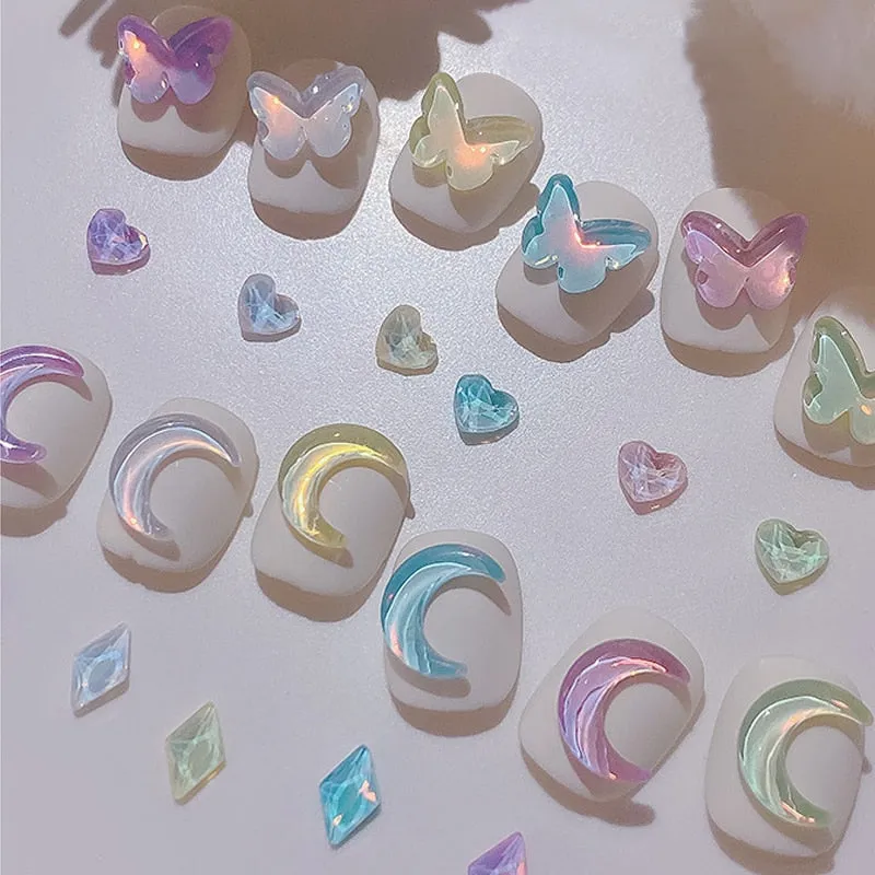Kawaii Nail Art Sticker Gems