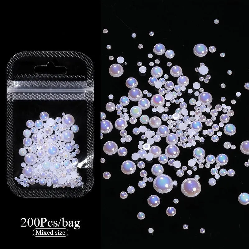 Kawaii Nail Art Sticker Gems
