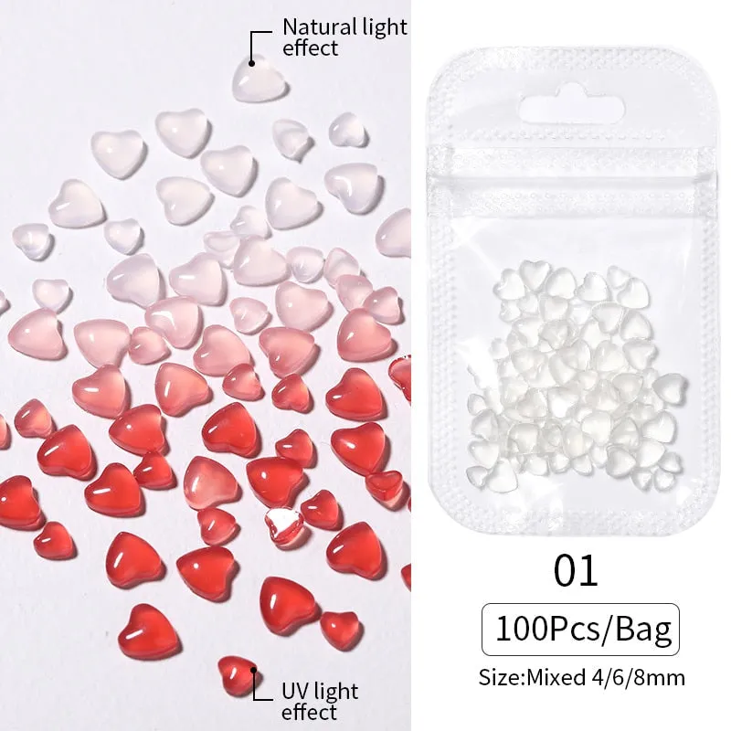 Kawaii Nail Art Sticker Gems