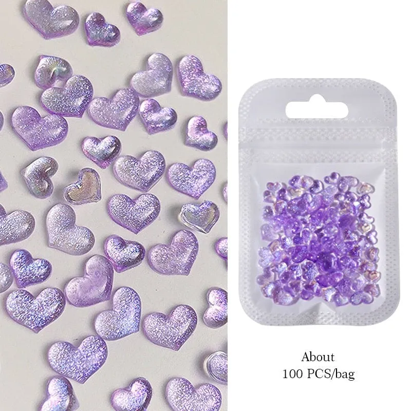 Kawaii Nail Art Sticker Gems