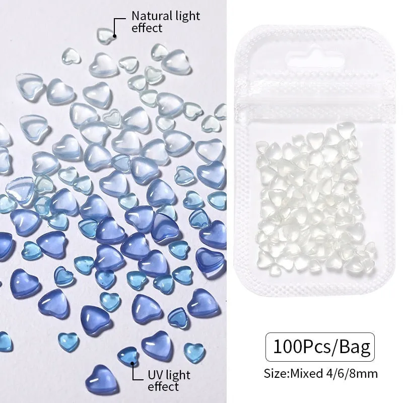 Kawaii Nail Art Sticker Gems