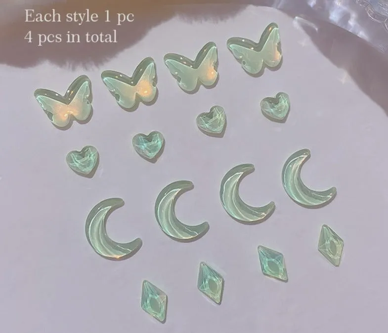 Kawaii Nail Art Sticker Gems