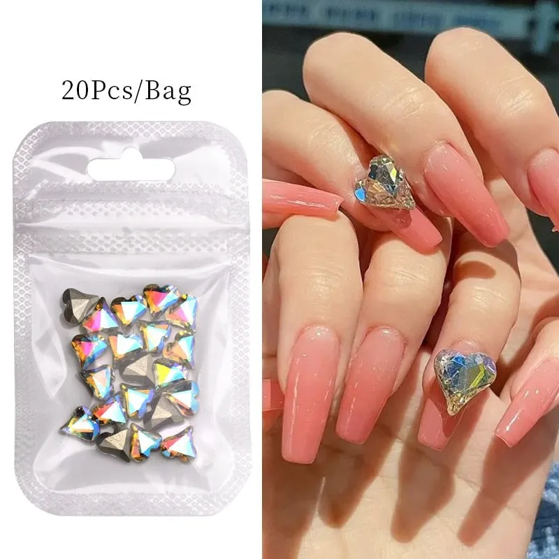 Kawaii Nail Art Sticker Gems