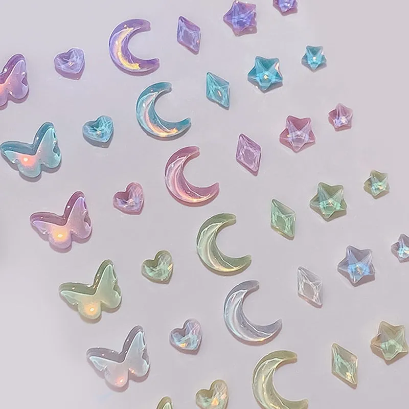Kawaii Nail Art Sticker Gems