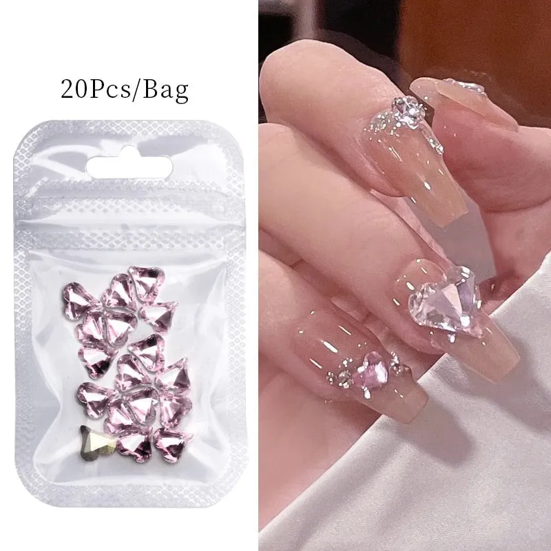 Kawaii Nail Art Sticker Gems