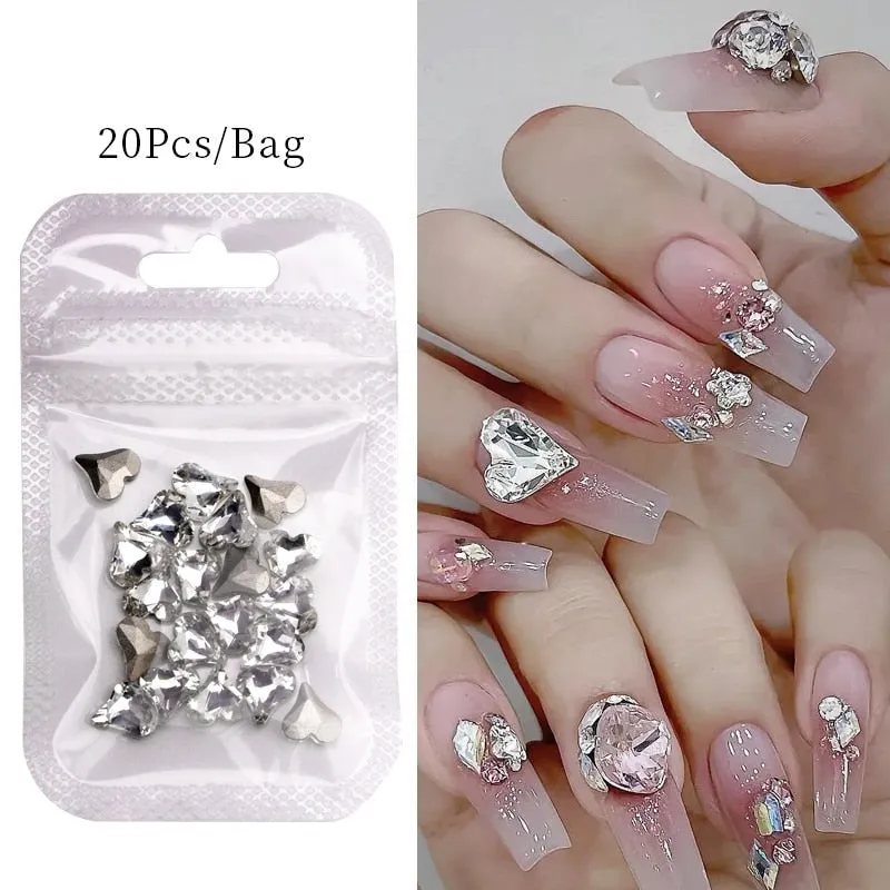 Kawaii Nail Art Sticker Gems