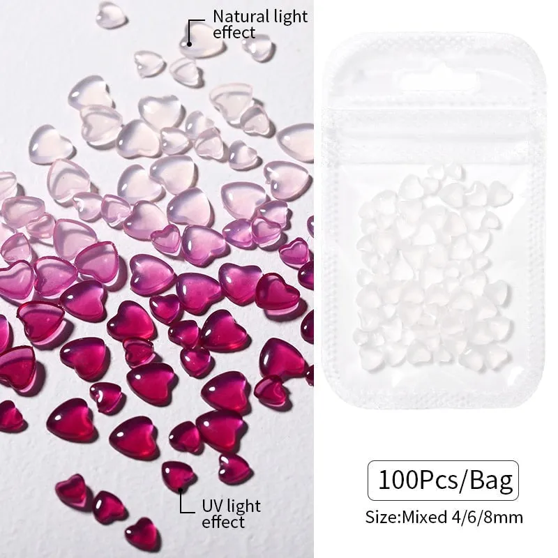 Kawaii Nail Art Sticker Gems