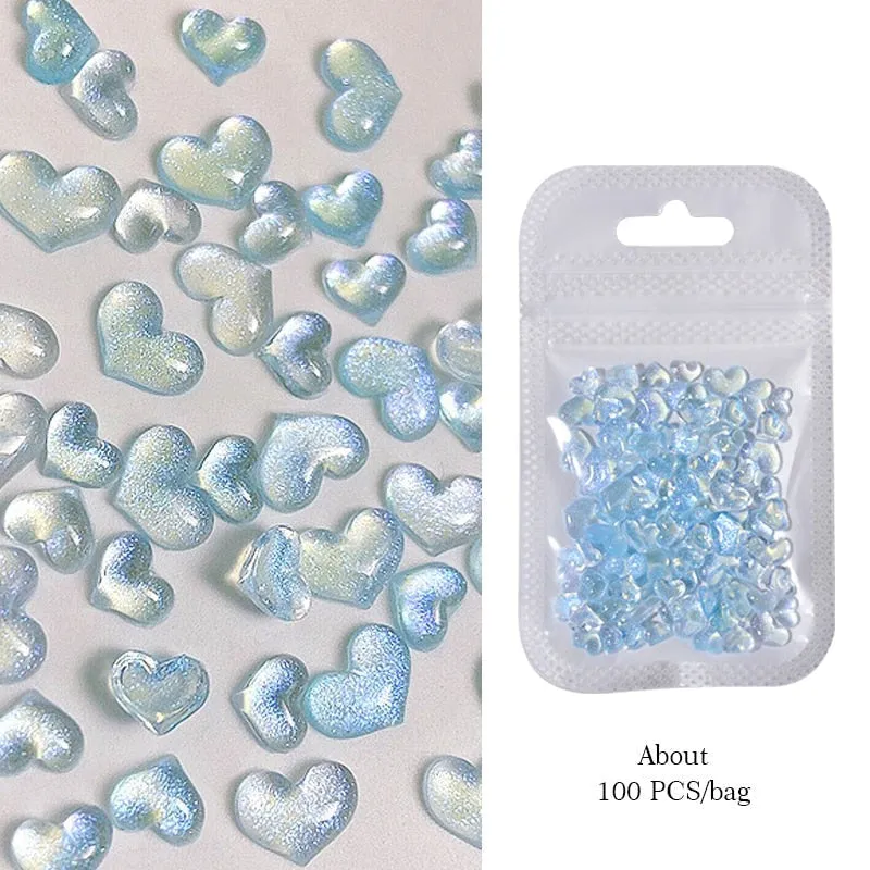 Kawaii Nail Art Sticker Gems