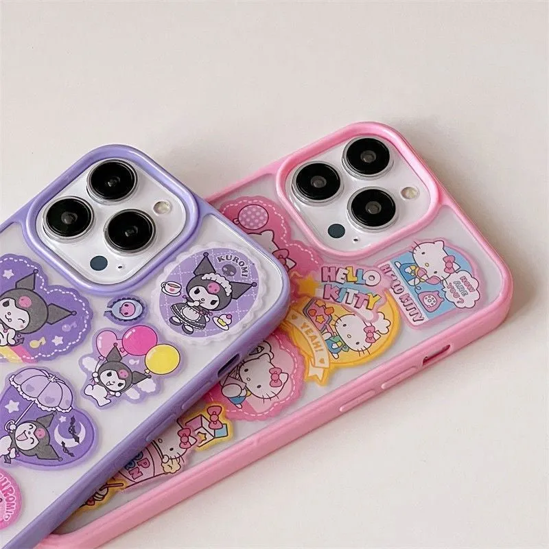 Kawaii Sticker iPhone Case