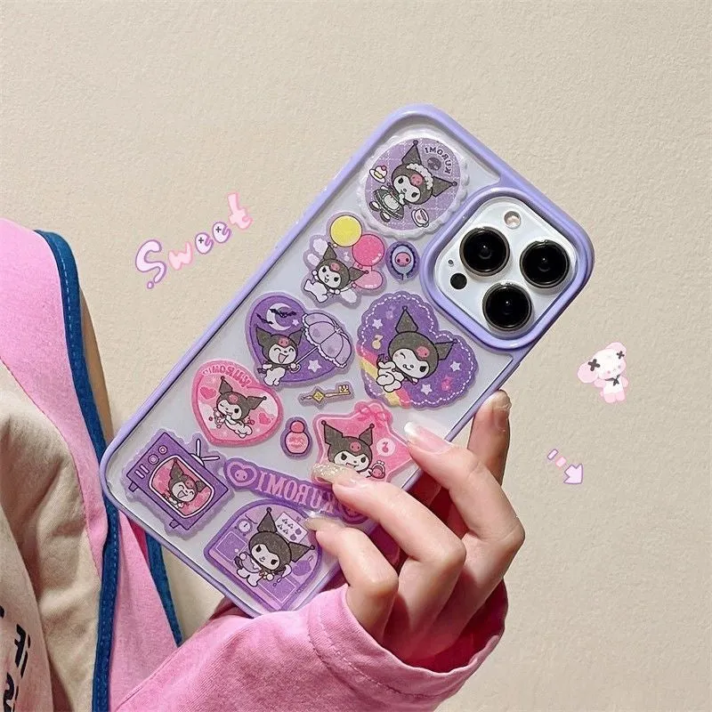 Kawaii Sticker iPhone Case