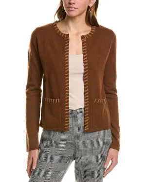 Kier   J Whipstitch Cashmere Cardigan