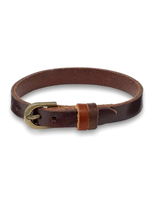 Leather Bracelet - Brown