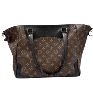 LOUIS VUITTON 2015 ESTRELA NOIR MONOGRAM Handled Tote Bag Purse