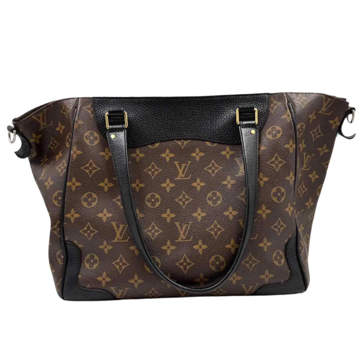 LOUIS VUITTON 2015 ESTRELA NOIR MONOGRAM Handled Tote Bag Purse