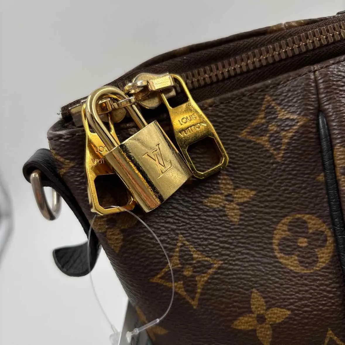 LOUIS VUITTON 2015 ESTRELA NOIR MONOGRAM Handled Tote Bag Purse