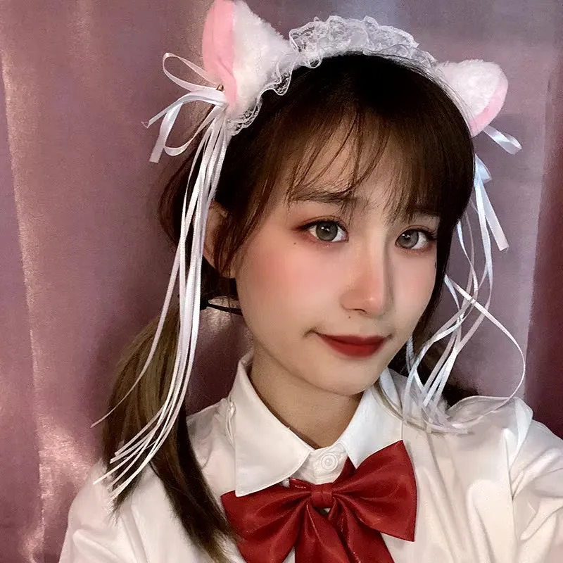 Maid Cafe Neko Ear Headband