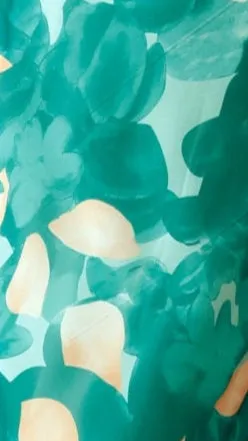 Margo Midi Dress - Green Print Billy J