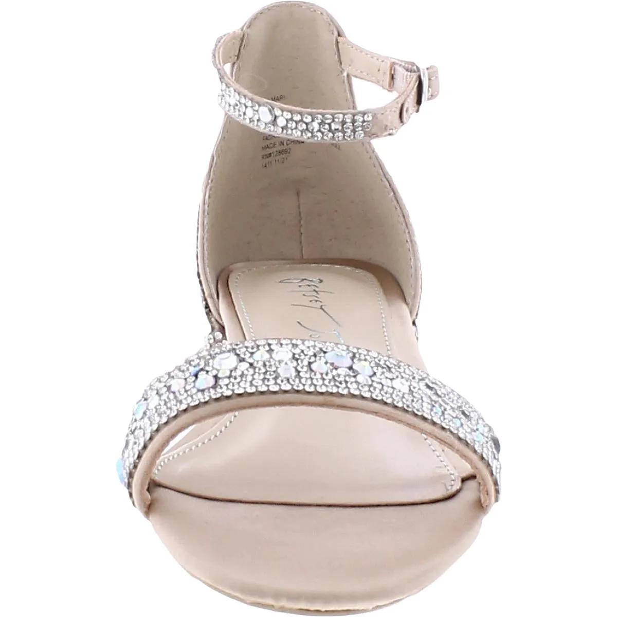 Mari Girls Rhinestone Dressy Block Heel