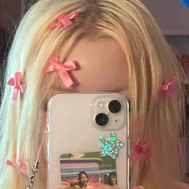 Micro Bow Hair Clips