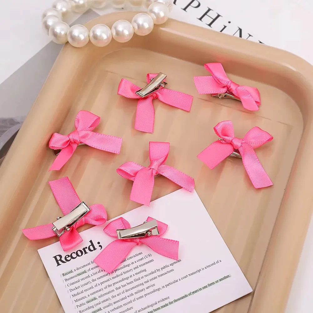 Micro Bow Hair Clips
