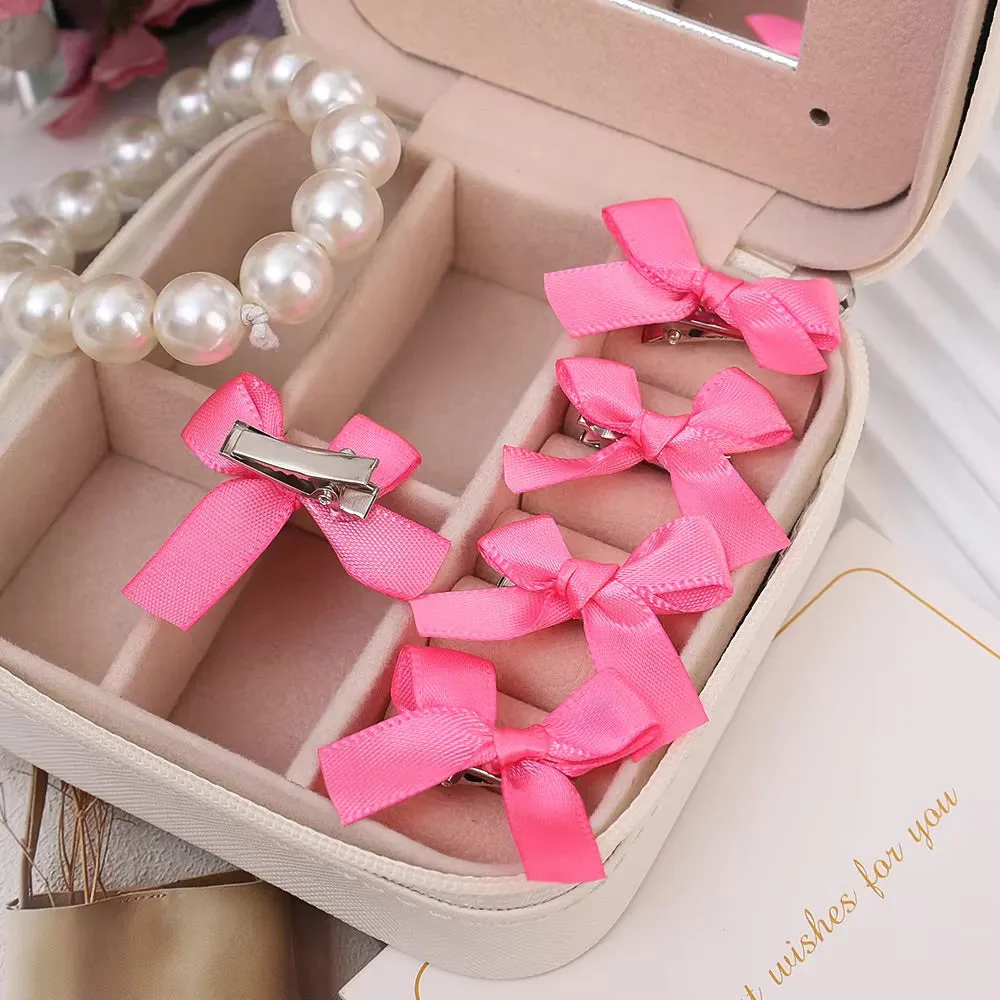 Micro Bow Hair Clips