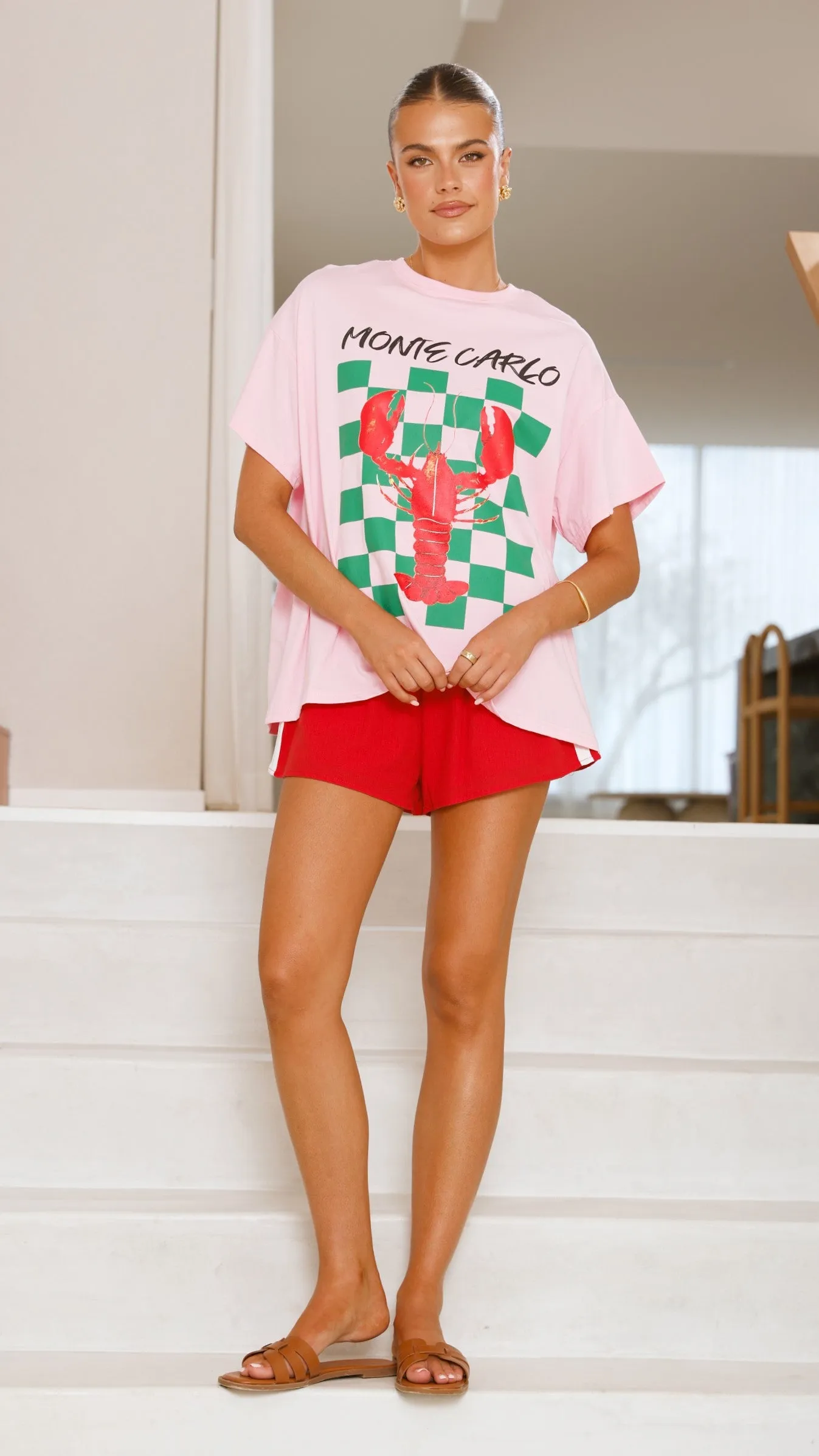 Monte Carlo Shirt and Shorts Set - Lobster Billy J
