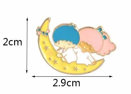 Moon Ride Enamel Pin