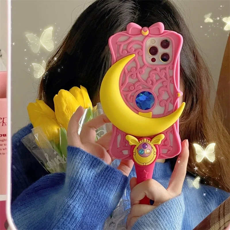 Moon Wand iPhone Case
