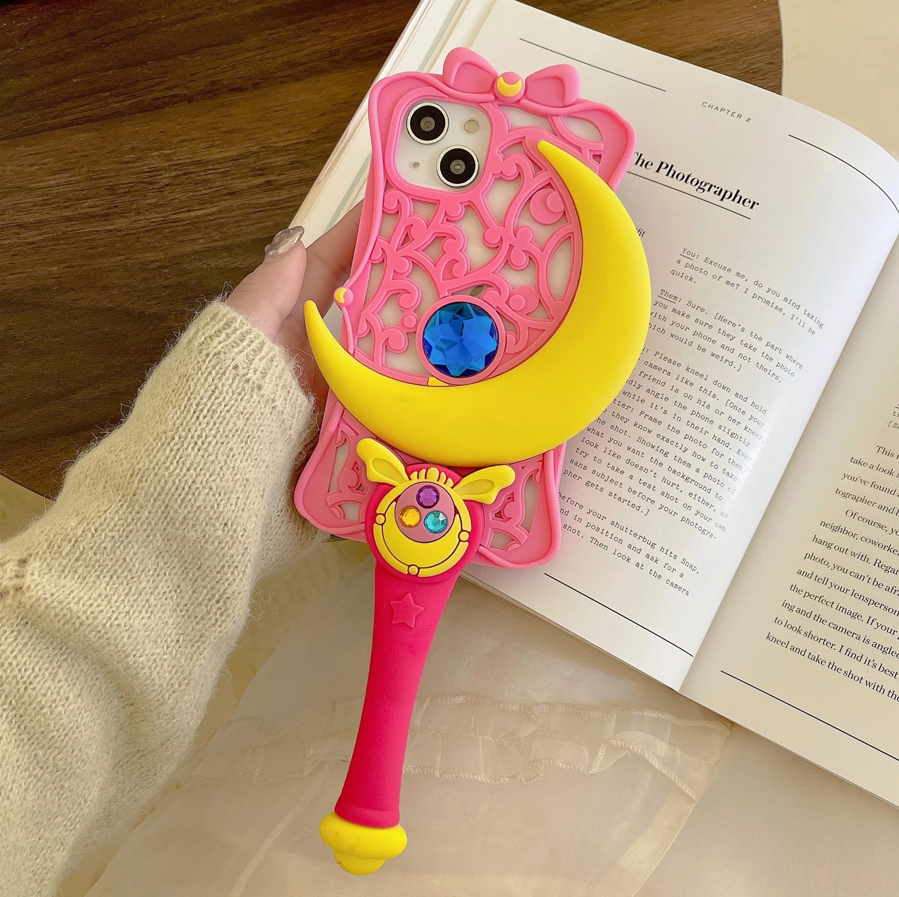 Moon Wand iPhone Case