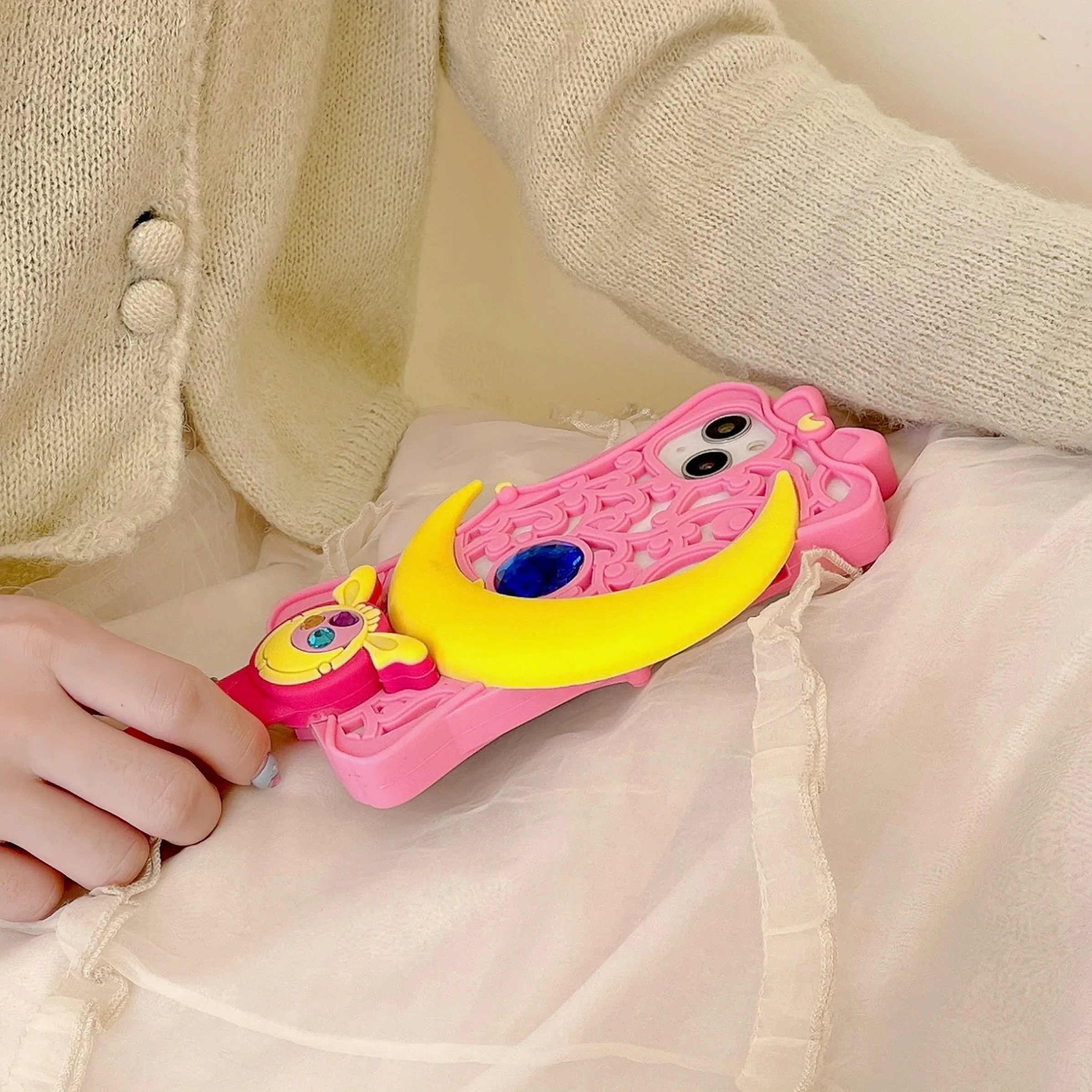 Moon Wand iPhone Case