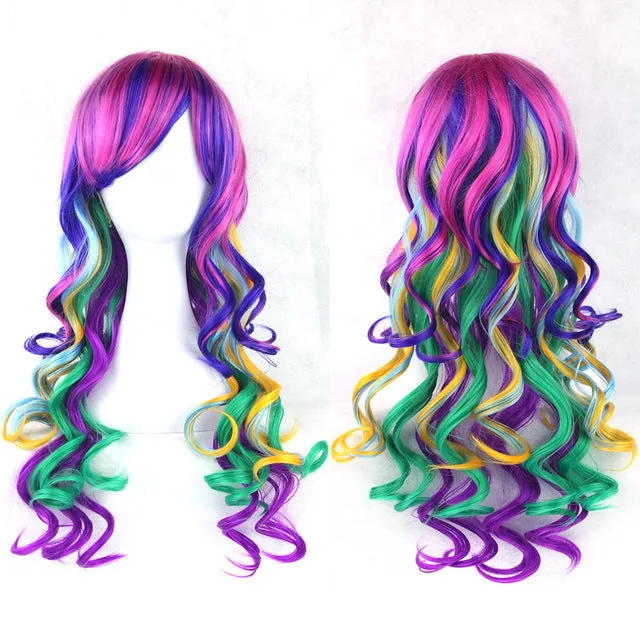 Multi-Color Long Wigs