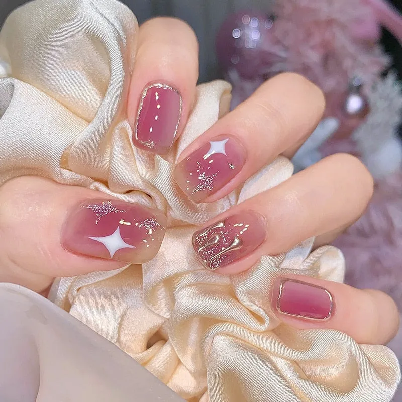 Ombre Gradient Press On Nails