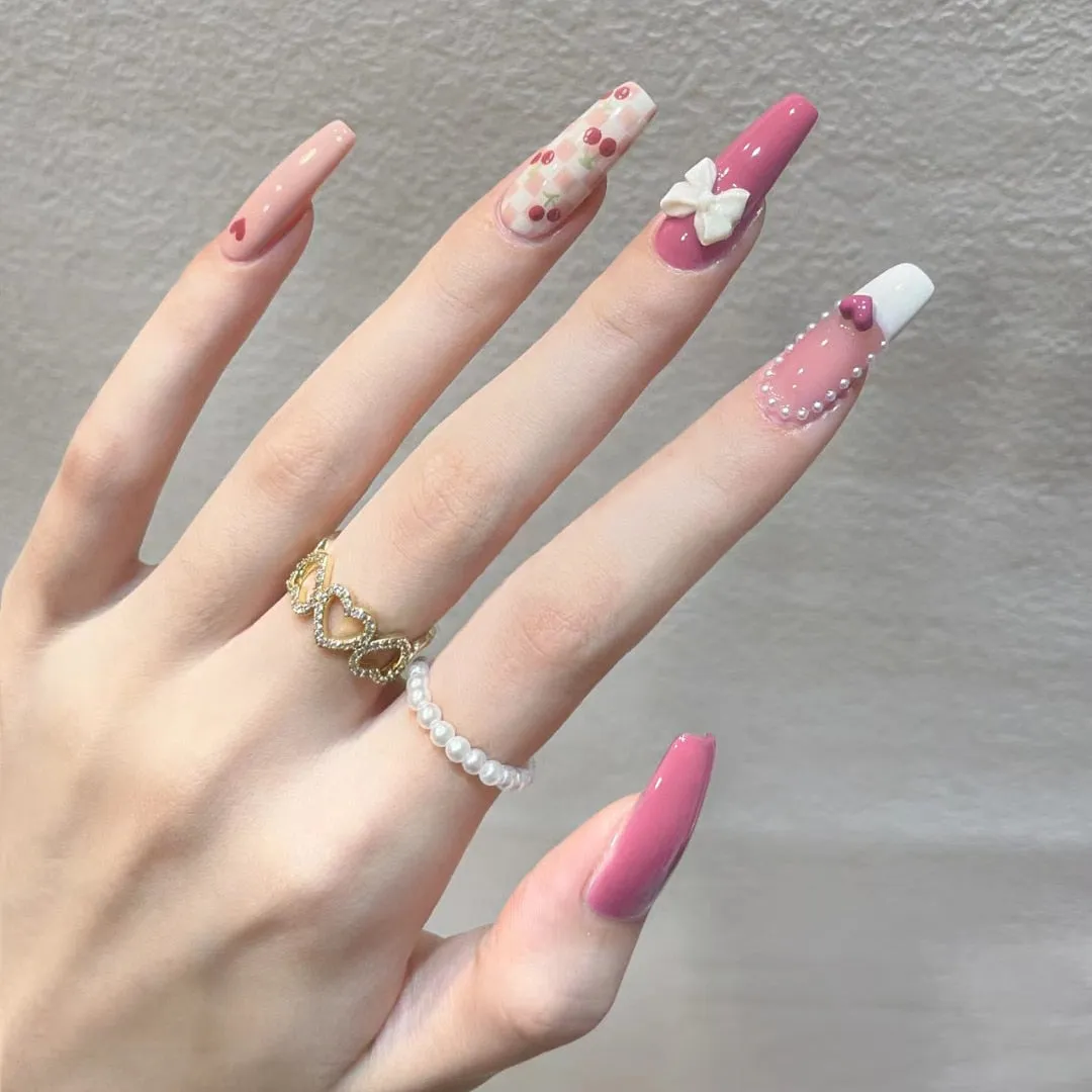 Ombre Gradient Press On Nails