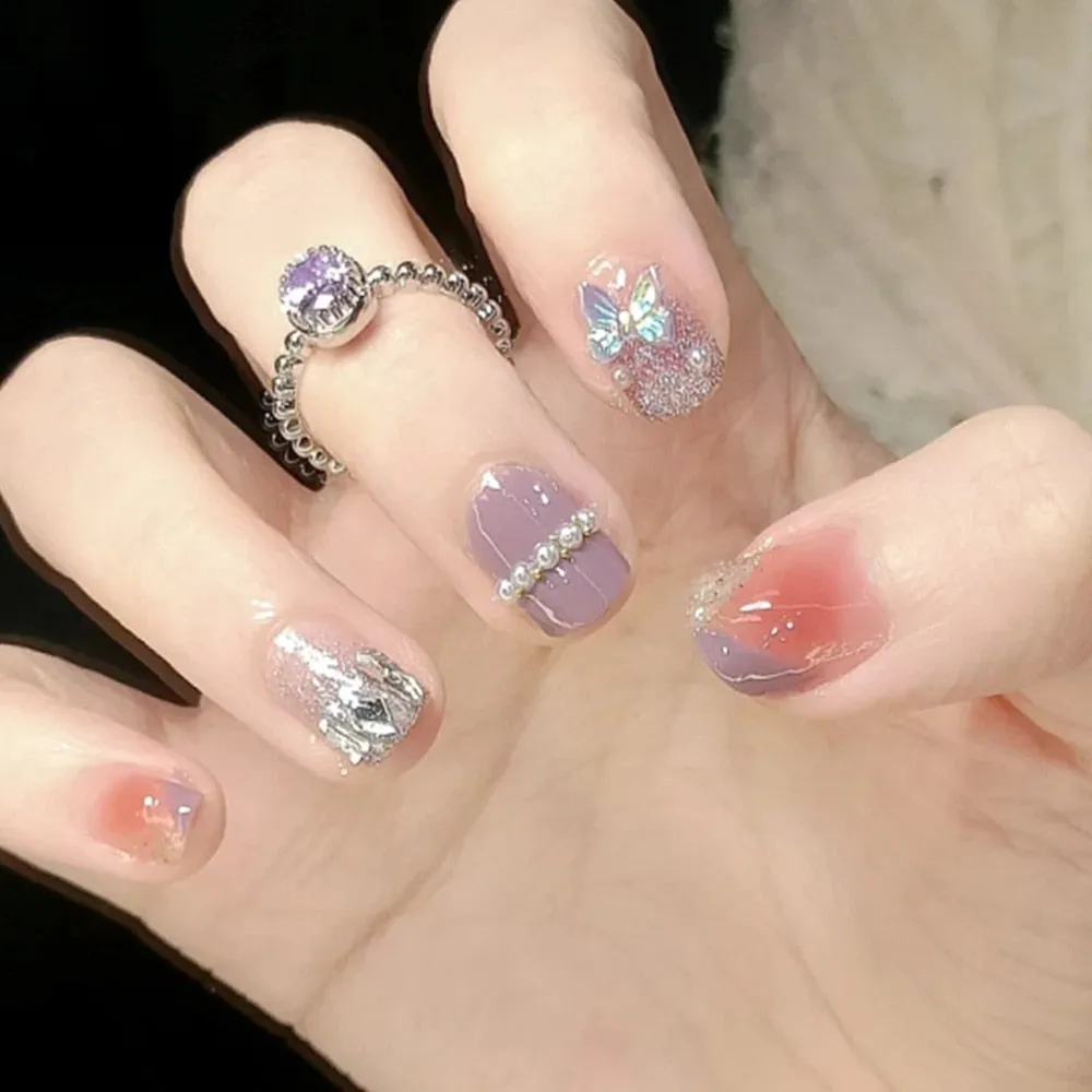 Ombre Gradient Press On Nails