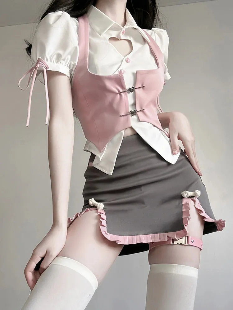 Pastel Academia Outfit Set