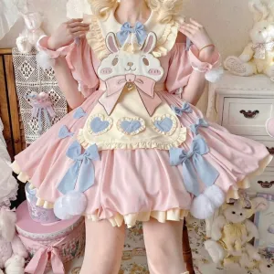 Pastel Easter Bunny Dress