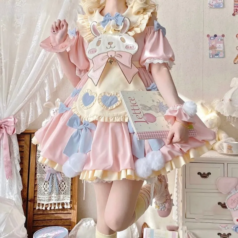 Pastel Easter Bunny Dress