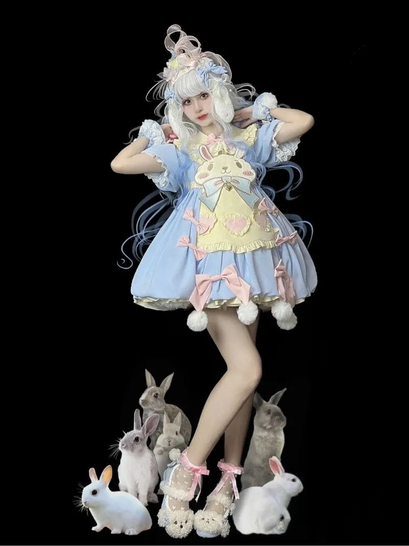 Pastel Easter Bunny Dress