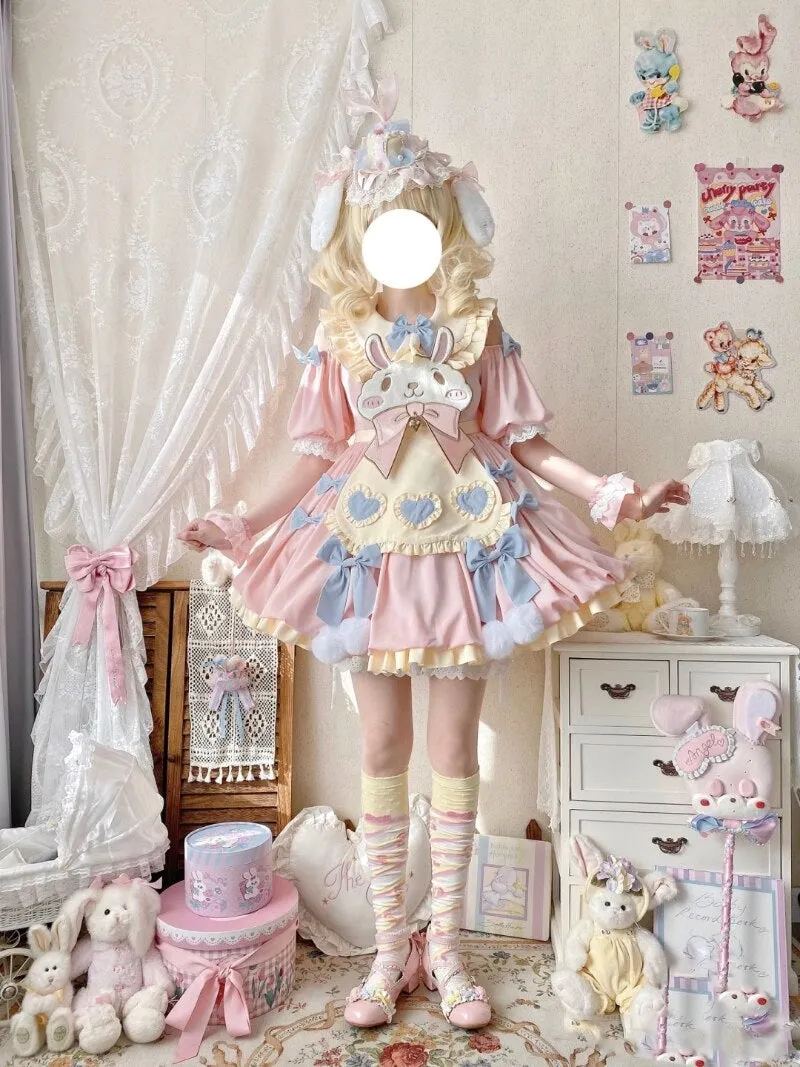 Pastel Easter Bunny Dress