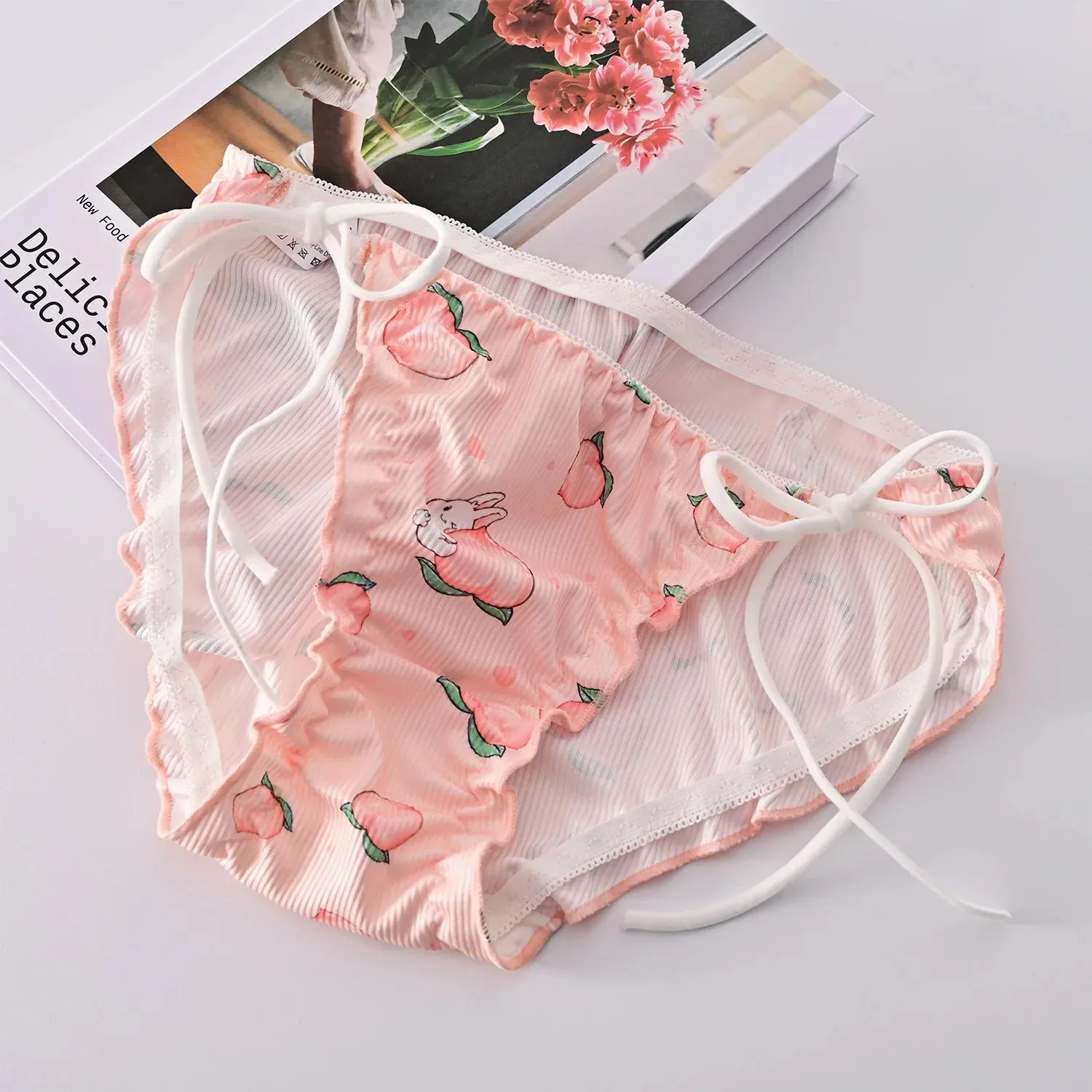 Peachy Bunny Panties