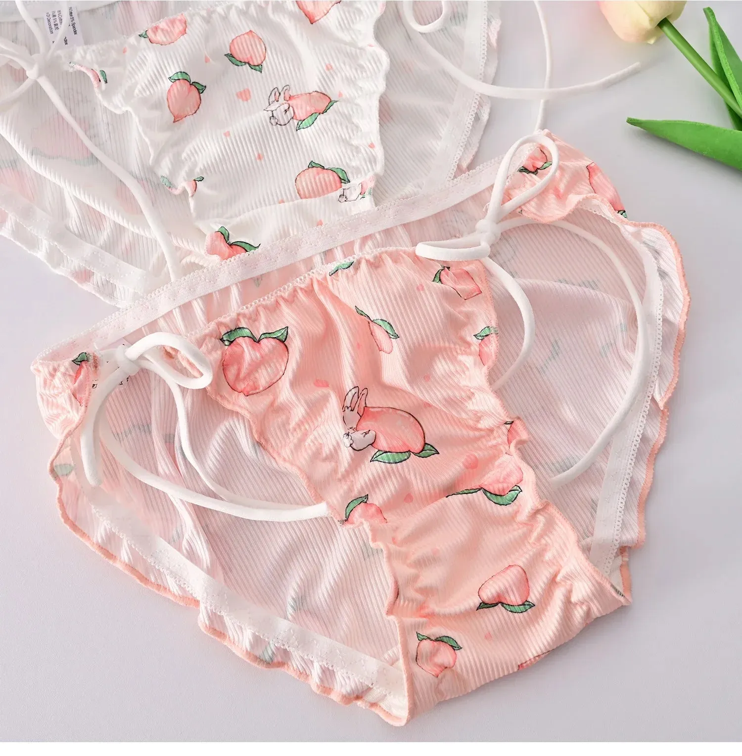 Peachy Bunny Panties