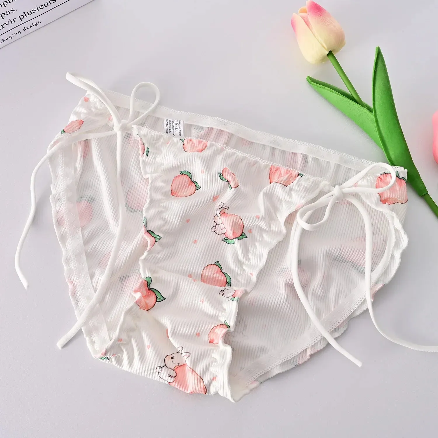 Peachy Bunny Panties