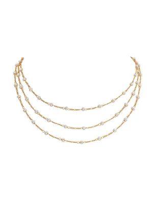 Pearl Triple Choker