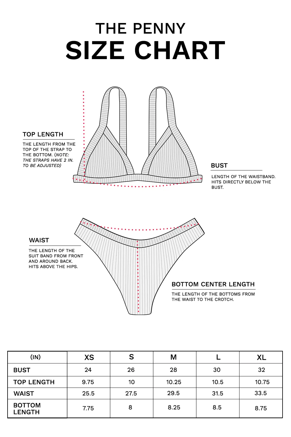 Penny Two Piece Swimsuit - Bottoms