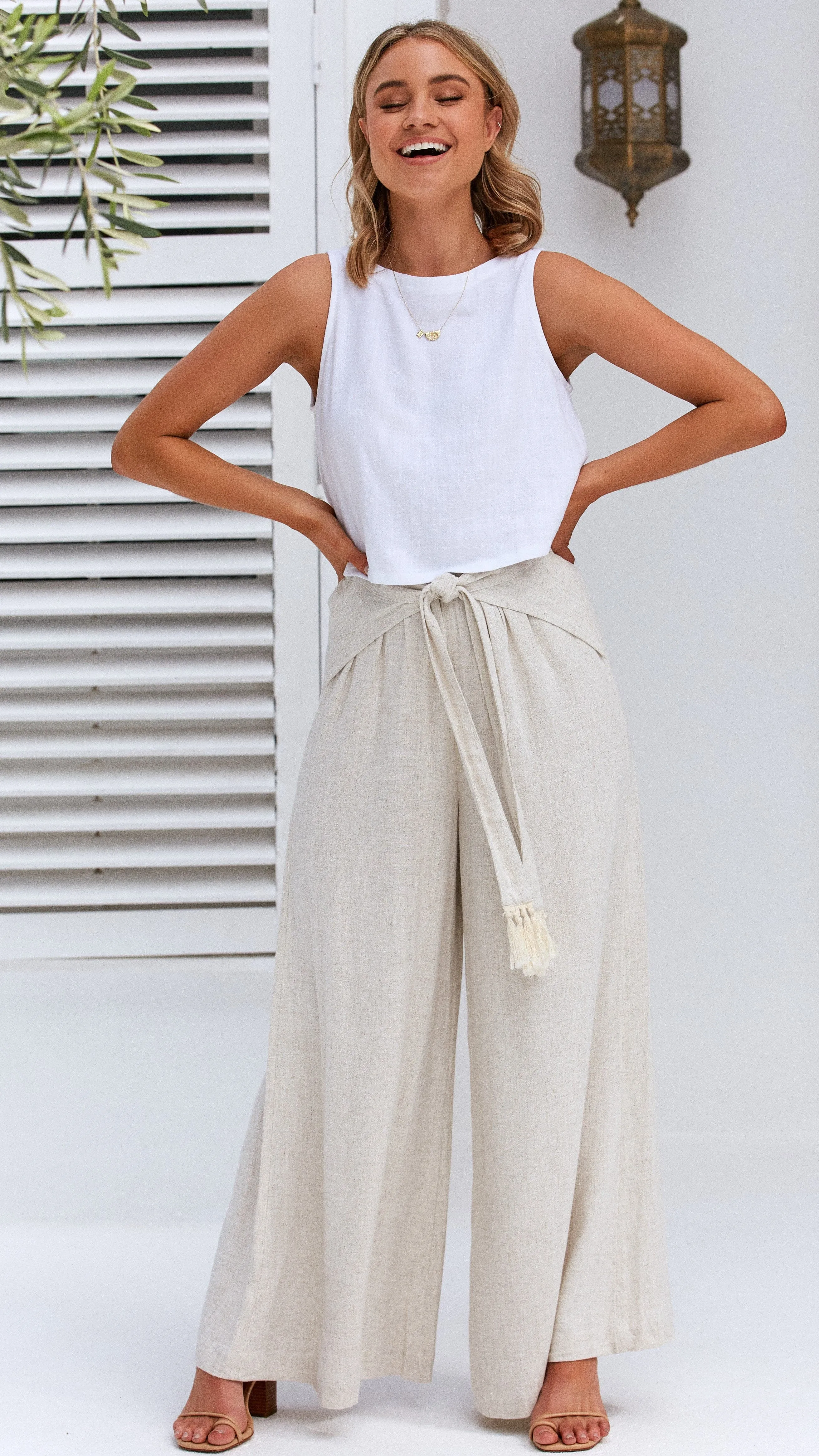 Persephone Crop Top - White Billy J