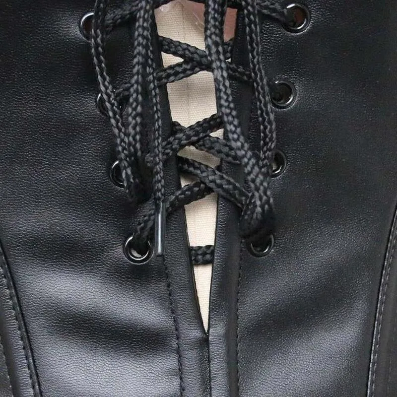 Pleather & Lace Corset Dress (Up to 6XL)