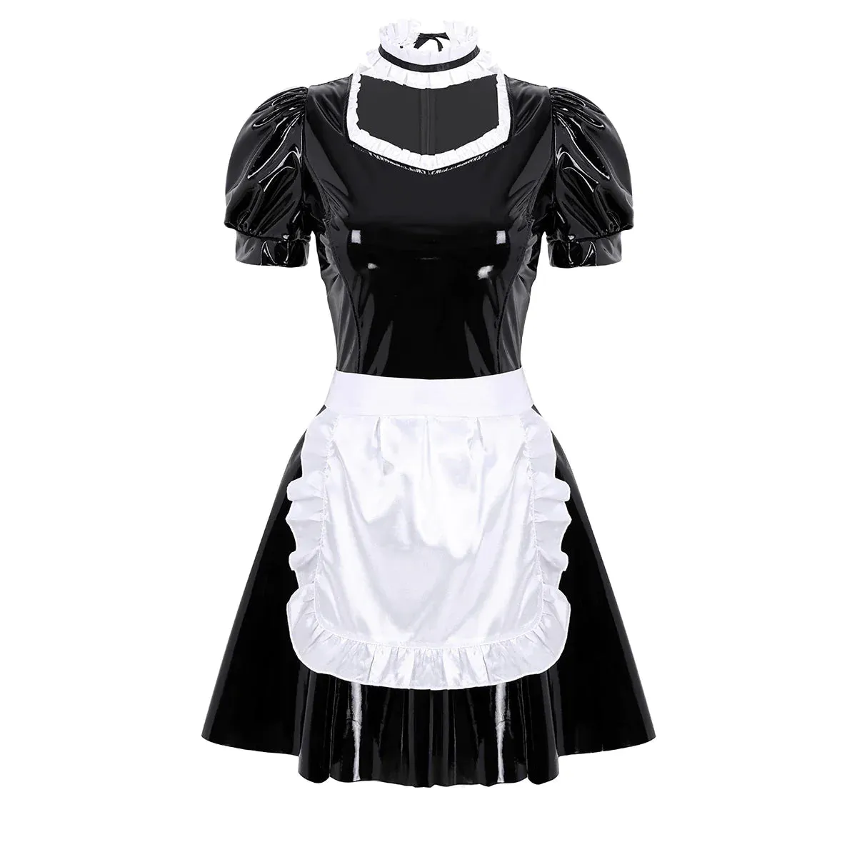 Pleather Maid Dress